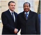 Le Président Paul BIYA reçoit son homologue Français Emmanuel MACRON à yaoundé