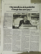L'intégralité du discours du Président de la République à l'occasion de la cérémonie de la pose de la première pierre du barrage hydro-électrique Lom Pangar